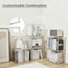 Stackable Cube Storage Organizer Clear Display Case