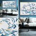 Blue Ocean ExtraLargeSize Canvas Wall Art 29x58Inches