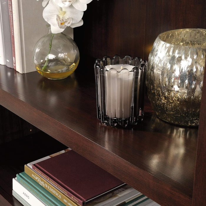 Miscellaneous Storage 5-Shelf/ Book Shelf 2-Door Bookcase, Select Cherry Finish