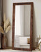 71 Inch Full Length Mirror Solid Wood