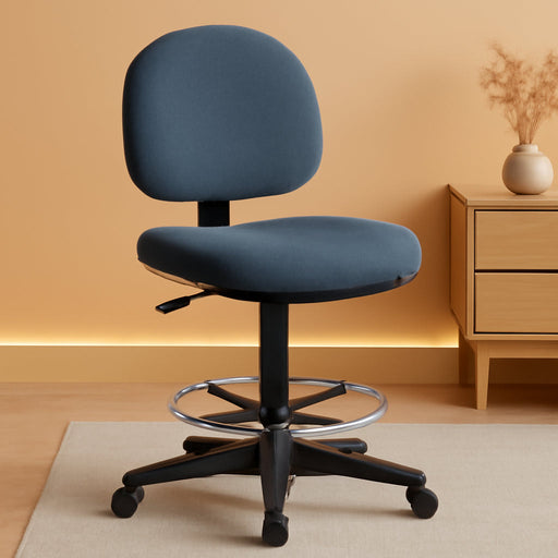 Pneumatic Adjustable Multi-Task Stool, Blue