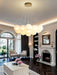 Modern Bubble Chandelier Lighting 19-Light Mid-Century White Glass Globe Chandeliers Cluster Pendant Light Gold Finish Hanging Lamp for Bedroom Living Room