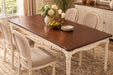 Elegantly Carved Dining Table,70.9" Solid Wood Kitchen Table for 6,Farmhouse Rectangle Table for 6 Persons,Carved Apron,Easy to Clean,Painted Finish,Fit Dining Room,Waterproof,Wn&Wt