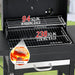 Charcoal Grills with Two Side Tables, 332 SQIN Cooking Area Outdoor Smoker Barbecue Bbq Grill for Camping, Patio,Backyard Party, Picnic, Black