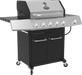 5 Burner Propane Gas Grill with Side Burner