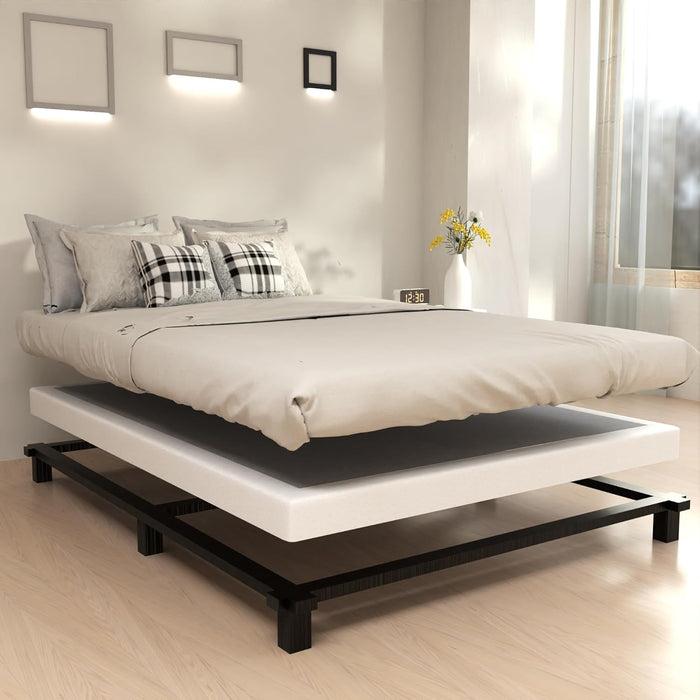 3 Inch Box Spring Queen, Low Profile Box Spring Queen Size, Metal Bed Base,Heavy Duty Mattress Foundation, Non-Slip,Easy Assembly