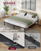 King Metal Bed Frame, 14 Inches Tall, 1100 Lb Weight Capacity
