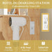 Oak Premium Vanity Desk With IntegratedLED MirrorOutlet