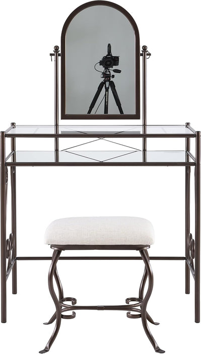 Clarisse Metal Vanity Set (58950MTL-01-KD-U)