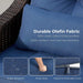 CHITA Patio Wicker Chair, 360° Rocking Swivel Outdoor Rattan Chair