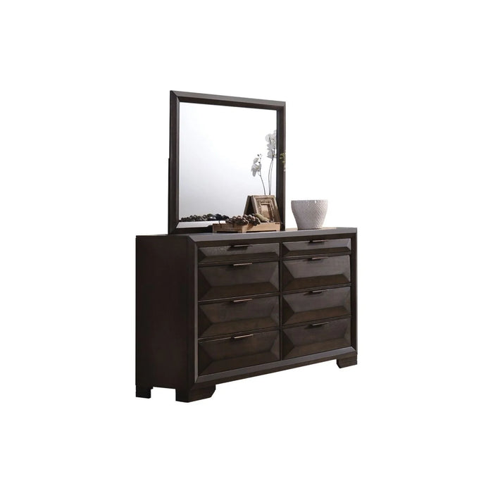 Merveille 39" X 35" Brown Transitional Dresser Mirror