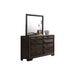 Merveille 39" X 35" Brown Transitional Dresser Mirror