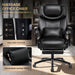 Executive Office Chair with Heat Massage, Footrest & Lumbar Support