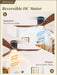 52" Ceiling Fans with Lights and Remote Control,Modern Flush Mount Ceiling Fan with 3 LED Colors,Outdoor Low Profile Ceiling Fans with 6-Speeds Timer DC Motor for Bedroom Living Room Patio