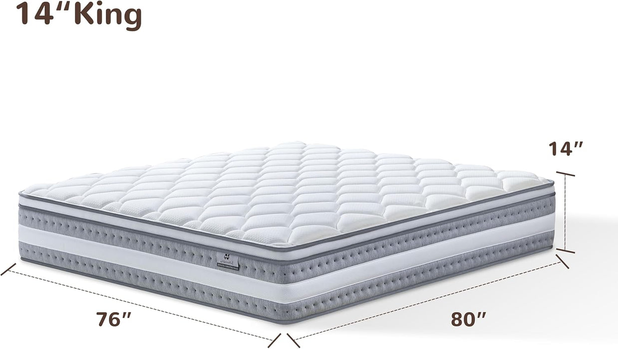 King Size Orthopaedics Hybrid Memory Foam Mattress