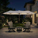 15FT Large Patio Umbrella with Base Included