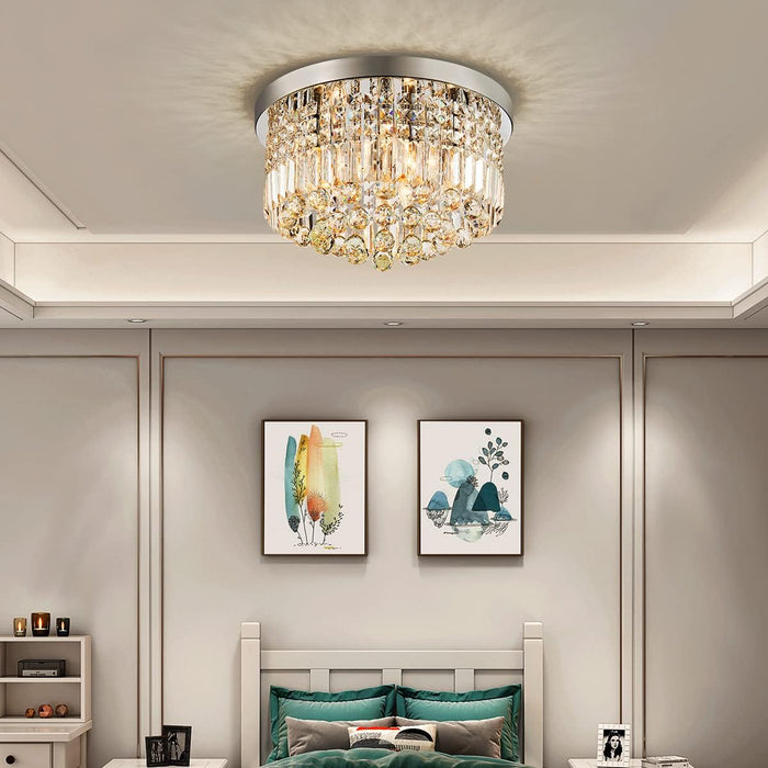 Saint Mossi K9 CrystalRaindropCeilingLight Mount ElevenIn