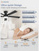 52Inch Ceiling Fans with Lights, Low Profile Ceiling Fan with Pull Chain and Remote Control, Flush Mount, Reversible, Dimmable, Noiseless, Black Pull Cord Ceiling Fan for Bedroom