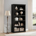 5 Tier Farmhouse Bookcase, 67.4" Tall Book Shelf with Storage