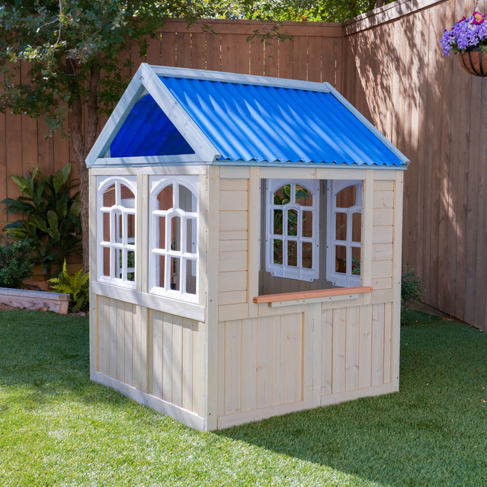 Cooper Wooden Outdoor Playhouse with EZ Kraft Assembly™ & Magnetic Door