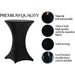 Highboy Spandex Cocktail Table Cover (8 Pack)
