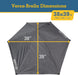 Versa-Brella UPF 50+ Personal Sun Shade - Portable Umbrella for Sports & Outdoors - Secure Clamp, 360-Degree Swivel Adjustable Position for Maximum Sun Protection - Compact with Carry Case