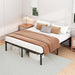 16 Inch Full Bed Frame, under Bed Storage, Black