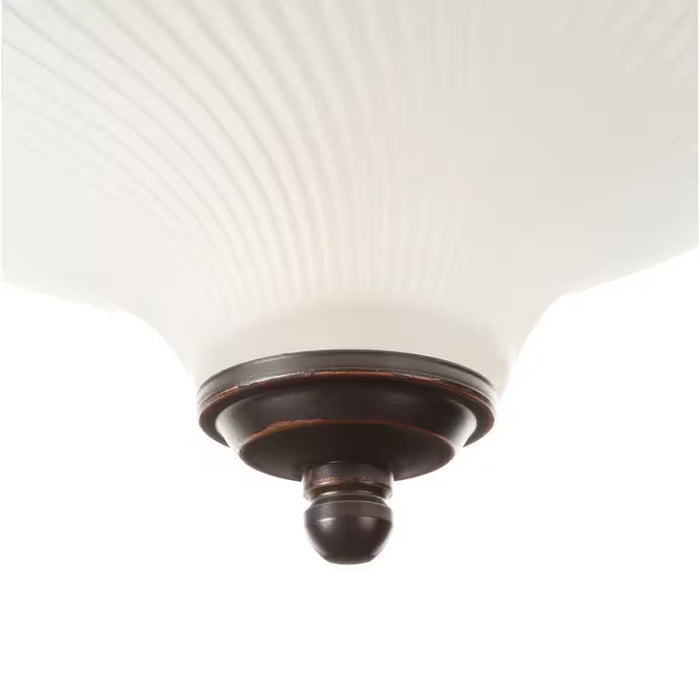 11 In. 2-Light Oil Rubbed Bronze Flush Mount