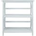 3-Shelf Montego Bookcase, White