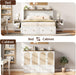 Queen Murphy Bed SpaceSaving Charging Cabinet Drawers