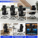Office Chair Ergonomic Desk Chair Breathable Mesh Chair with Lumbar Support & Headrest, Black Office Chair 330 Lbs Home Computer Chair Thickened Cushion, Tilt Lock