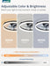 Ceiling Fans with Lights, 20 Inch Low Profile Flush Mount Ceiling Fan, Dimmable LED, APP & Remote Control, Quiet Reversible DC Motor, 6 Speeds, Fandelier for Bedroom, Black