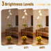 𝑼𝒑𝒈𝒓𝒂𝒅𝒆 Unique Gold Floor Lamps for Living Room, with 3 Adjustable LED Bird Lights and Storage Shelf, Brightness Adjustable, Stand up Lamp for Bedroom Kids Room Office