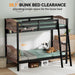Premium Solid Wood BunkBed TwinOverTwin FullLengthGuardrails