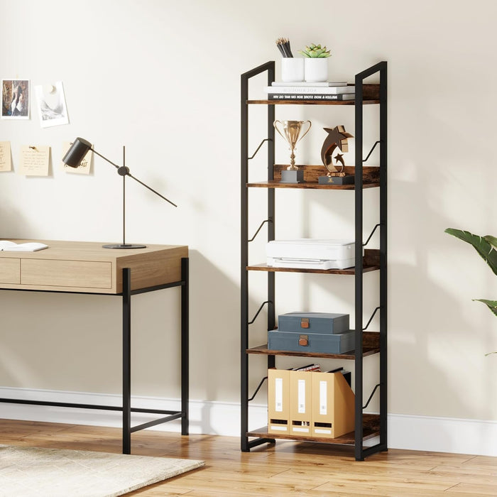 Tall 5 Tier BookshelfUnit Edge Protection Industrial