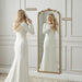 Full Length Gold Mirror: 21''X56'' Baroque Floor Long Body Mirror