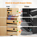 Contemporary Oak Filing Cabinet Featuring Four Drawers