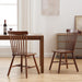 Windsor Dining Chairs Farmhouse Dining Chairs Set of 4 Modern Wood Kitchen Chairs Mid Century French Country Spindle Chair for Dinning Room Kitchen Restaurant Bar Canteen Library, Walnut