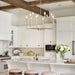 Modern Gold Farmhouse Chandeliers, 12-Light Industrial Metal Chandelier Lighting, Classic Candle Hanging Pendant Light Fixtures for Kitchen, Dining Room, Living Room, Entryway