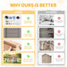 Wooden Kids Playhouse With Brown Weatherproof Kitchen