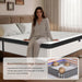 Full Mattress, 12 Inch Hybrid Mattress in a Box, Fiberglass Free