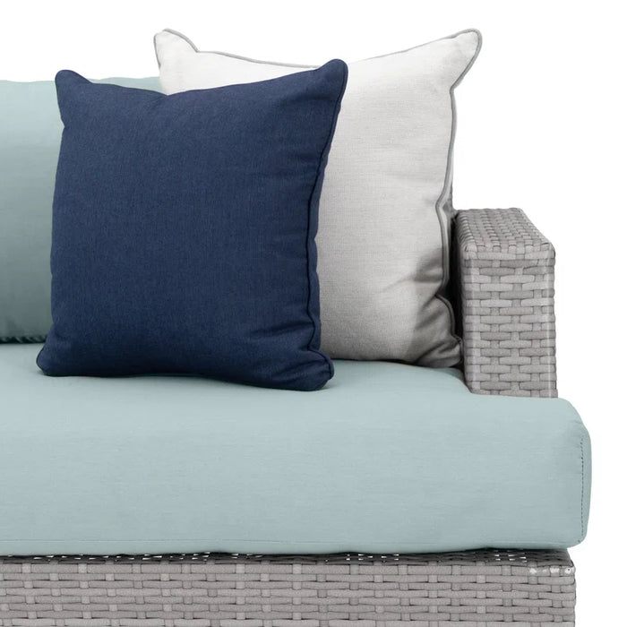 Ehrenfried Premium All-Weather Wicker 5 - Person Patio Conversation Sets with Sunbrella® Cushions