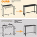 39.4” Console Table, Hallway Entrance Table Sofa Table behind Couch, for Living Room, Entryway, Easy Assembly, Accent Table, Black