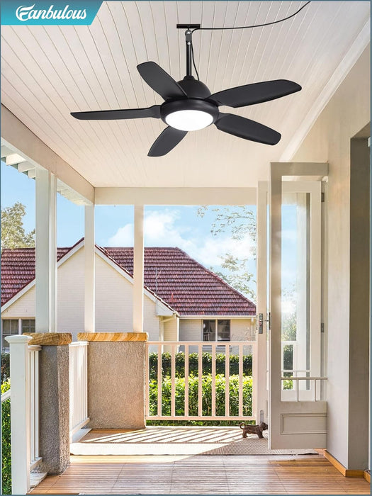 42 Inch Waterproof Outdoor Ceiling Fan Illuminated