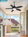 42 Inch Waterproof Outdoor Ceiling Fan Illuminated
