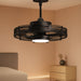 20" Outdoor Ceiling Fan with Lights, IP65 Waterproof Gazebo Fan, Plug-In Outdoor Hanging Fan Remote&App Control, 6 Speeds, 3CCT Dimmable, Caged Ceiling Fan for Gazebo, Patios, Porch,Pergola