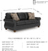 Queen Sofa Sleeper Anthracite Black MemoryFoamUltra