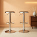 Bar Stools Set of 2, Adjustable Metal Bar Stools Swivel Counter Height Stool Backless Barstools for Kitchen Island Pub, Chrome - ShipItFurniture