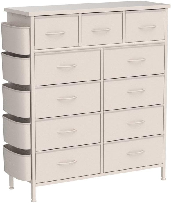 White Dresser with 11 Drawers