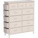 White Dresser with 11 Drawers